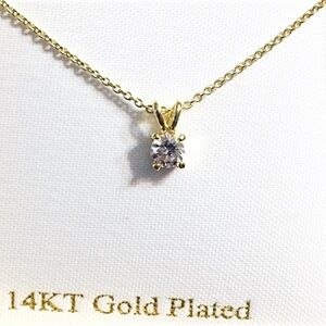 14kt gold plated necklace